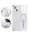 Baseus iPhone 13 6.1inç Manyetik Magsafe Standlı Silikon Kılıf-(5775)