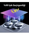 Baseus iPhone 15/15 Plus için Sapphire Serisi HD Cam Kamera Koruyucu-(5775)