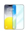 Baseus iPhone 15 Full Koruma Anti Mavi Işık Tempered Cam Ekran Koruyucu-(5775)