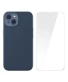 Baseus Liquid Silica Gel iPhone 14 6.1 Magsafe Silikon Kılıf + Tempered Ekran Koruyucu Set-(5775)