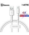 Baseus Mini White Micro USB 4A OPPO VIVO Dash Usb Şarj Kablosu 1Metre-(5775)