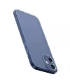 Baseus Simple Case iPhone 12 6.1 İnce Şeffaf Silikon Kılıf Kamera Korumalı-(5775)