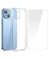 Baseus SuperCeramic Series iPhone 14 Plus 6.7 Koruyucu Cam Kılıf+Full Tempered Ekran Koruyucu Set-(5775)