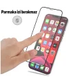 BEST iPhone 12 Pro Max 6.7 9H 3D Tempered Full Cam Ekran Koruyucu-(5775)