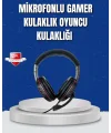 Bilgisayar Oyuncu Kulaklığı – Yumuşak Pedli Dayanıklı İpli Kablo