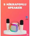 Bluetooth 5.0 Destekli Kablosuz Karaoke Hoparlör