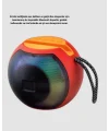 Bluetooth 5.0 Hoparlör – RGB Işıklı Güçlü Bas ve 360° Surround Ses