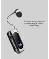 Bluetooth 5.2 Klipsli Kablosuz Kulaklık – Dijital Ekran & Titreşimli Uyarı