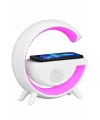 Bluetooth Hoparlör G Şekli Atmosfer Akıllı Rgb Lamba Wireless Kablosuz Şarj