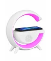 Bluetooth Hoparlör G Şekli Atmosfer Akıllı Rgb Lamba Wireless Kablosuz Şarj