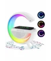 Bluetooth Hoparlör G Şekli Atmosfer Akıllı Rgb Lamba Wireless Kablosuz Şarj