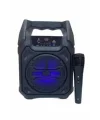 Bluetooth Hoparlör Led Işıklı Taşınabilir Kablosuz Speaker Uzun Pil Ömrü