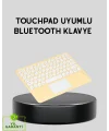 Bluetooth Kablosuz Klavye – İnce Slim Model Tablet ve Akıllı TV Uyumlu Sessiz Tuşlu Taşınabilir Klavye