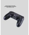 Bluetooth Kablosuz PS4 Gamepad Çift Motorlu Siyah Controller