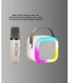 Bluetooth Karaoke Mikrofon ve Hoparlör Seti Taşınabilir