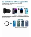 Bluetooth Manyetik Telefon Yapıştırma Kavrama Halka Dolgu Işığı İle Magsafe Selfie Klips