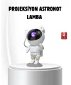 Bluetooth Müzikli Astronot Projeksiyon Lambası Yıldız ve Ay Efektli