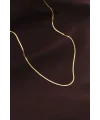 Çelik Gold Renk 60 cm İnce İtalyan Zincir Kolye