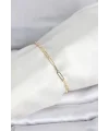 CM 14K Gold Renk Ataç Zincir Model Kadın Bileklik