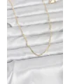 CM 14K Gold Renk Burgu Model 60 cm Kadın Kolye
