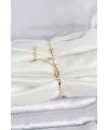 CM 14K Gold Renk Damla Topçuk Model Kadın Bileklik