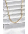 CM 14K Gold Renk Lazer Model 45 cm Kadın Kolye