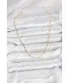 CM 14K Gold Renk Pirinç Gemi Zinciri Model Kadın Kolye