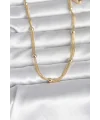 CM 14K Gold Renk Topçuk Model 60 cm Kadın Kolye