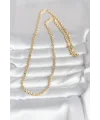 CM 14K Gold Renk Zincir Model 60 cm Kadın Kolye