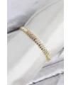 CM Arpa Model Zirkon Taşlı VIP Seri Gold Renk Pirinç Kadın Bileklik