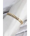 CM Kalın Yılan Model Zirkon Taşlı VIP Seri Gold Renk Pirinç Kadın Bileklik