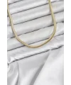 CM Yassı Yılan Zincir Model 60 cm Kadın Kolye