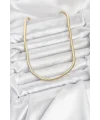 CM Yassı Yılan Zincir Model 60 cm Kadın Kolye
