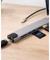 Çok Fonksiyonlu Type C Hub USB HDMI Ethernet Kart Okuyucu