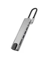 Çok Fonksiyonlu Type C Hub USB HDMI Ethernet Kart Okuyucu