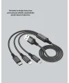 Çoklu USB Şarj Kablosu – 12m Hızlı Şarj 3A Güçlü Akım