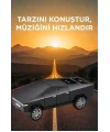 D68 Cyber Model Araba Tasarımlı Bluetooth Hoparlör 15w Güçlü Ses Rgb Led /tws/usb Siyah