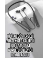 Dijital Batarya Göstergeli Bluetooth Özellikli Boyun Askılı Kulaklık