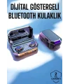 Dijital Göstergeli Bluetooth Bağlantılı Kulaklık Dokunmatik Kontrol