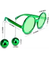 Disko Toplu Küpeli Parti Gözlüğü Yeşil Renk