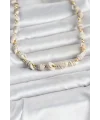 Doğal Deniz Kabuğu Dizi Kadın Kolye