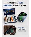 Dokunmatik Akıllı Saat Yeni Nesil Kulaklık Kampanyası Bluetooth Bağlantılı ANC Özelliği