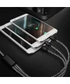 DUX DUCIS 3in1 Usb Type C-İPhone Ve Mikro Kopmaz Usb kablo Hızlı Şarj-(5775)