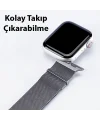 Dux Ducis Apple Watch 38/40/41MM için Milanese Premium Milano Loop Kayış Kordon-(5775)
