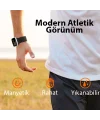 Dux Ducis Apple Watch 42/44/45MM için Manyetik Armor Silikon Kordon Kayış-(5775)