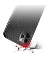Dux Ducis Fino Serisi iPhone 11 Pro Max Kılıf Premium Dokuma Silikon Kılıf-(5775)