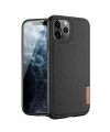 Dux Ducis Fino Serisi iPhone 11 Pro Max Kılıf Premium Dokuma Silikon Kılıf-(5775)