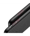 Dux Ducis Fino Serisi iPhone 11 Pro Max Kılıf Premium Dokuma Silikon Kılıf-(5775)