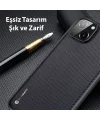 Dux Ducis Fino Serisi iPhone 14 Plus 6.7 inç Kılıf Premium Dokuma Silikon Kılıf-(5775)
