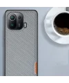 Dux Ducis Fino Serisi Xiaomi Mi 11 Pro Kılıf Premium Dokuma Silikon Kılıf-(5775)